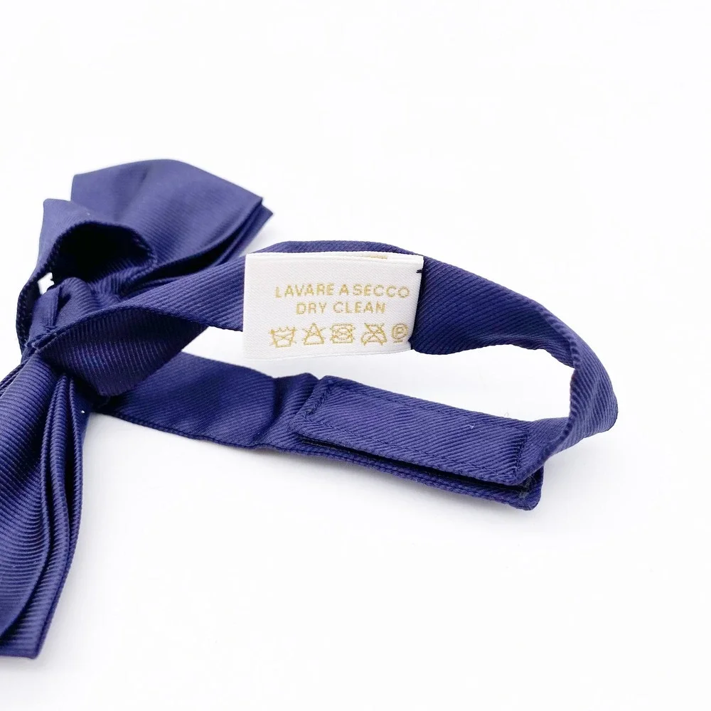 Gucci Kids Blue Silk Bowtie